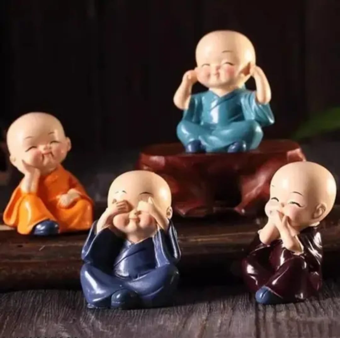 Monk 4 piece set home decoration