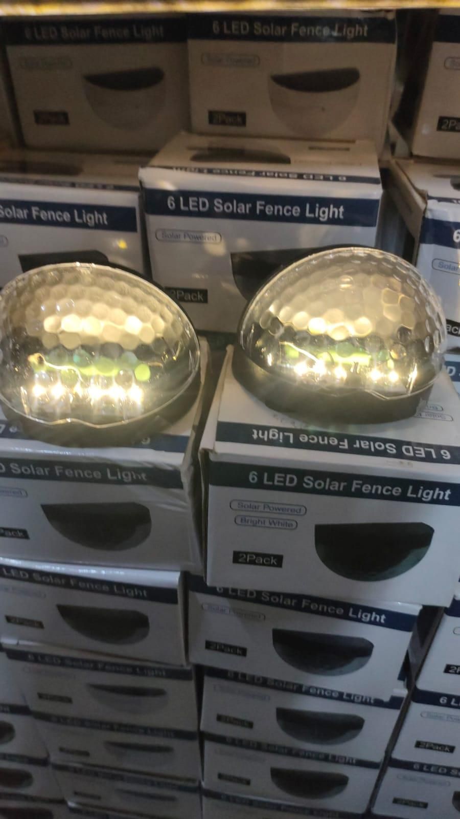 Solar Fence Lights (Pack of 4) - UnboxExcellence