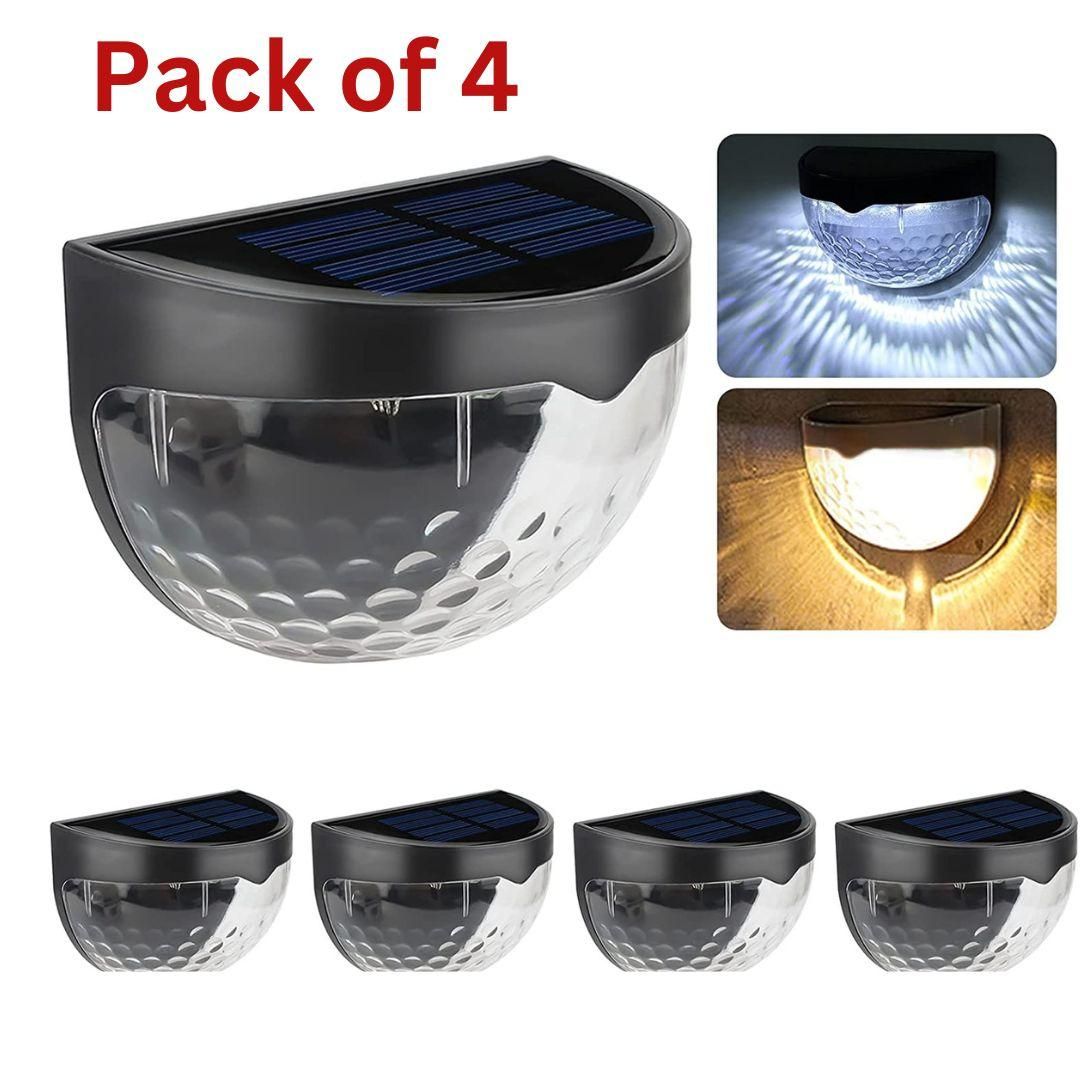 Solar Fence Lights (Pack of 4) - UnboxExcellence