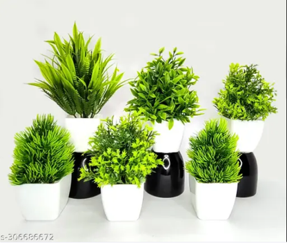 AKP 6-Piece Realistic Artificial Plant Set